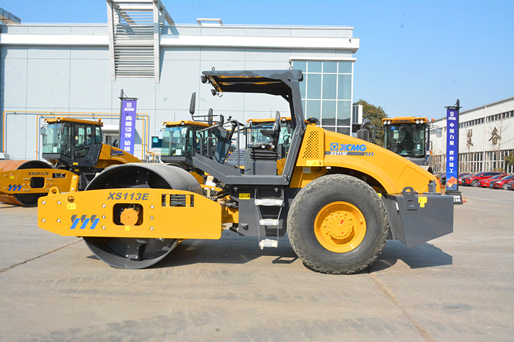 XCMG 10 Ton XS113E China Single Drum Vibratory Road Roller for Sale